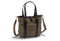 Vintage Canvas Tote Bag, Medium, Olive-Tasker-Croots England-Motorious Copenhagen