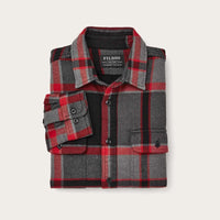 Vintage Flannel Work Shirt, Black/Charcoal/HeatherGrey-Skjorter-Filson 1897-Motorious Copenhagen