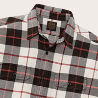 Vintage Flannel Work Shirt, Natural/Charcoal-Skjorter-Filson 1897-Motorious Copenhagen