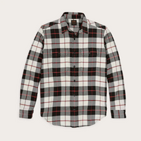 Vintage Flannel Work Shirt, Natural/Charcoal-Skjorter-Filson 1897-Motorious Copenhagen