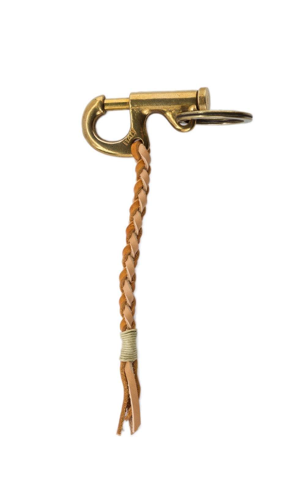 X Captains Belt Hook Brass, Natural-Nøgleringe-Eat Dust-Motorious Copenhagen