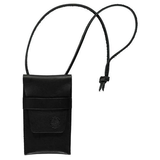 X Chopper Pouch XL Leather, Black-Tegnebøger-Eat Dust-Motorious Copenhagen