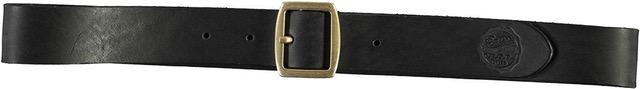 X Leather Belt w/ Bridge Buckle, Black-Bælter-Eat Dust-Motorious Copenhagen